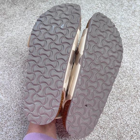 Birkenstock Milano Desert Soil Gray Taupe Camo Birko-Flor Sandals 39 8-8.5 - Picture 5 of 5